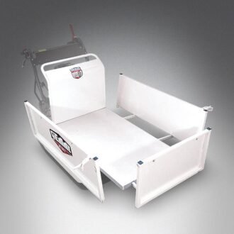 Caisson à ridelles extensibles pour brouette MT 500