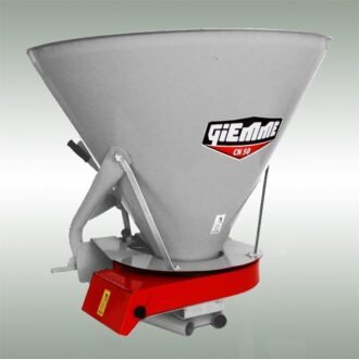 Convoyeur à une file pour épandeur d'engrais ou de sel