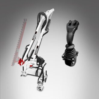 Taille-haies à bras série HRT-J à joystick pour tracteurs de 20 à 60 ch